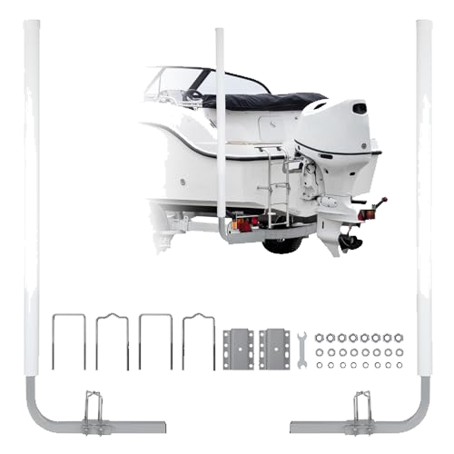 MERXENG 2PCS Adjustable Boat Trailer Guide Poles - 62" Height