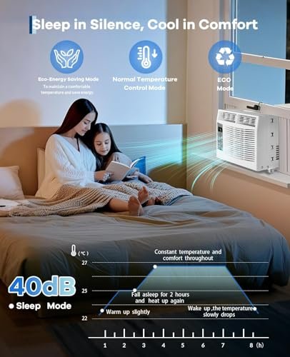 MERXENG - MERXENG 8000 BTU Window Air Conditioner – Energy Efficient